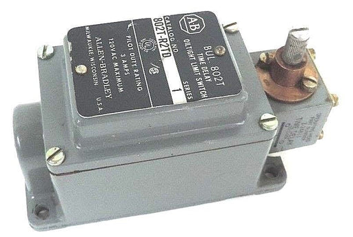 ALLEN BRADLEY 802T-R2TD SER. 1 TIME DELAY OILTIGHT LIMIT SWITCH W/ Z-24811 HEAD