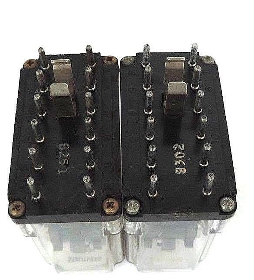 LOT OF 2 STRUTHERS DUNN A311XBXP RELAY CONTACTS-DPDT, COIL- 120V 60HZ