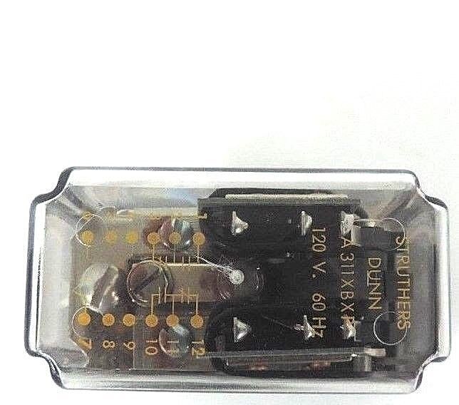 LOT OF 2 STRUTHERS DUNN A311XBXP RELAY CONTACTS-DPDT, COIL- 120V 60HZ