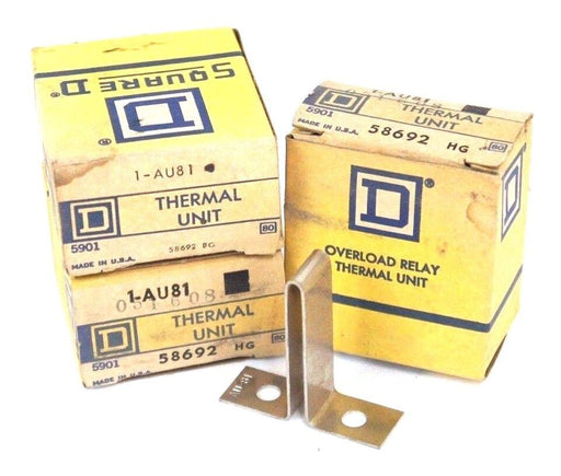 LOT OF 3 NIB SQUARE D AU81 THERMAL UNIT 58692, 1-AU81