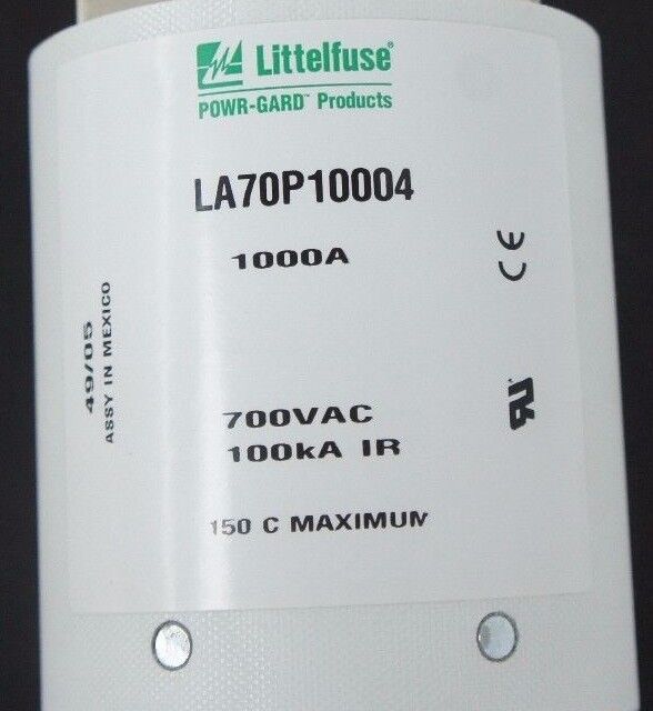 NIB LITTELFUSE LA70P10004 POWR-GARD FUSE 1000A, 700VAC