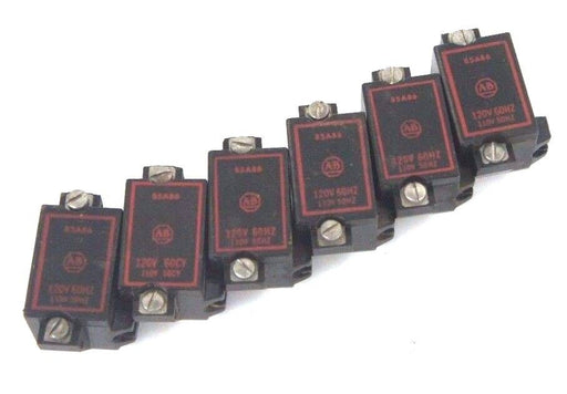 LOT OF 7 ALLEN BRADLEY 85A86 COILS 120V 60HZ, 110V 50HZ