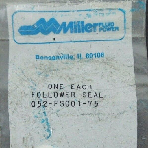 LOT OF 2 NIB MILLER 052-FS001-75 FOLOOWER SEALS 052FS00175
