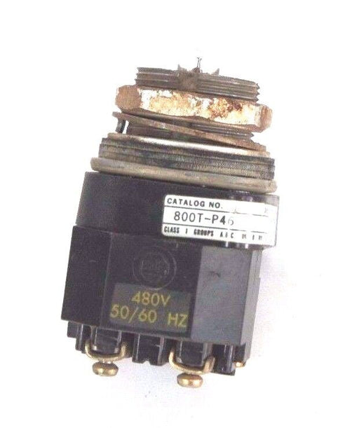 ALLEN BRADLEY 800T-P46 SER. N PILOT LIGHT W/ 480V 50/60HZ TRANSFORMER & BULB