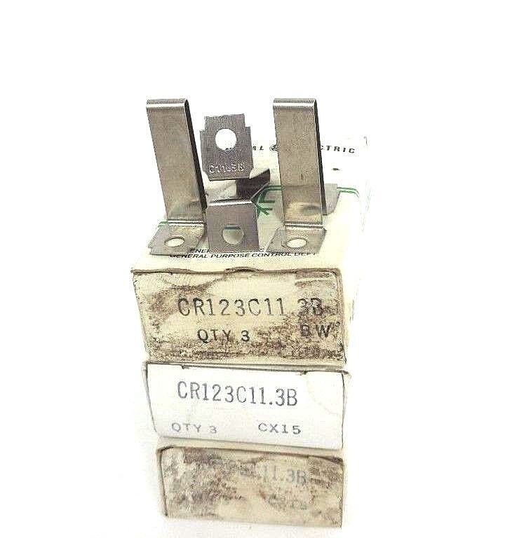 LOT OF 9 NEW GENERAL ELECTRIC CR123C11.3B OVERLOAD HEATING ELEMENTS C11.3B