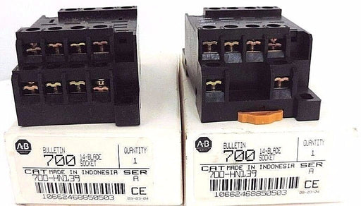 LOT OF 2 NIB ALLEN BRADLEY 700-HN139 14-BLADE SOCKETS 700HN139, SER. A