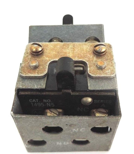 LOT OF 2 NEW ALLEN BRADLEY 1495-N5 SER. A AUXILIARY CONTACTS