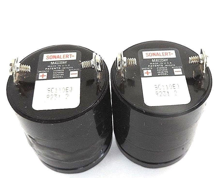 LOT OF 2 MALLORY SONALERT SC110EJ ALARMS