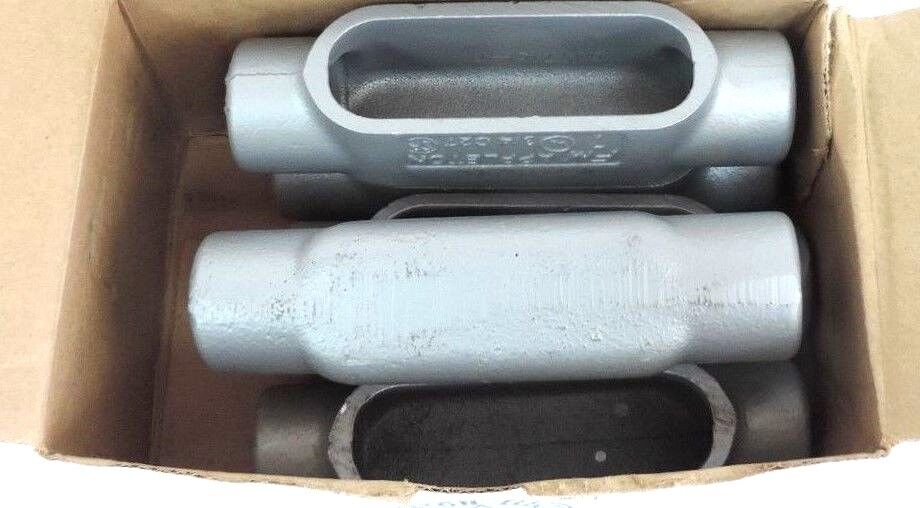 BOX OF 5 NEW APPLETON APP C27 GRAYLOY FM7 CONDUIT BODY 3/4" APPCC27