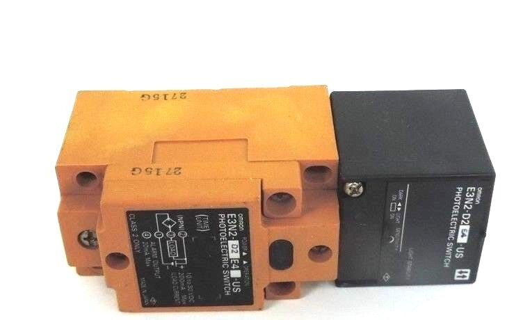 OMRON E3N2-D2-E4-US PHOTOELECTRIC SWITCH 10 TO 30 VDC, 200MA