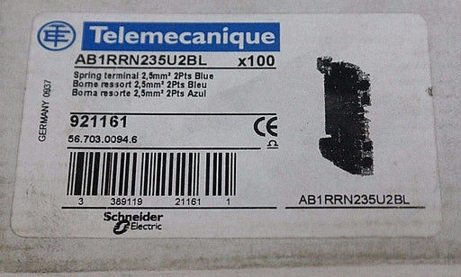 LOT OF 79 NEW TELEMECANIQUE AB1RRN235U2BL TERMINAL BLOCKS 921161, 600V, 20A