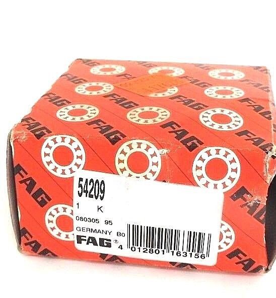 NIB FAG 54209 BALL BEARING DEEP GROOVE AXIAL 73X35X39.6MM