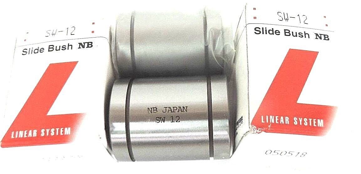 LOT OF 2 NIB NB LINEAR SYSTEM SW-12 SLIDE BUSHINGS SW12