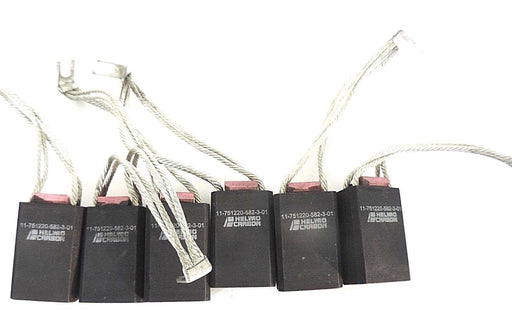 BOX OF 6 NEW HELWIG CARBON 11-751220-582-3-01 CARBON BRUSHES 11751220582301