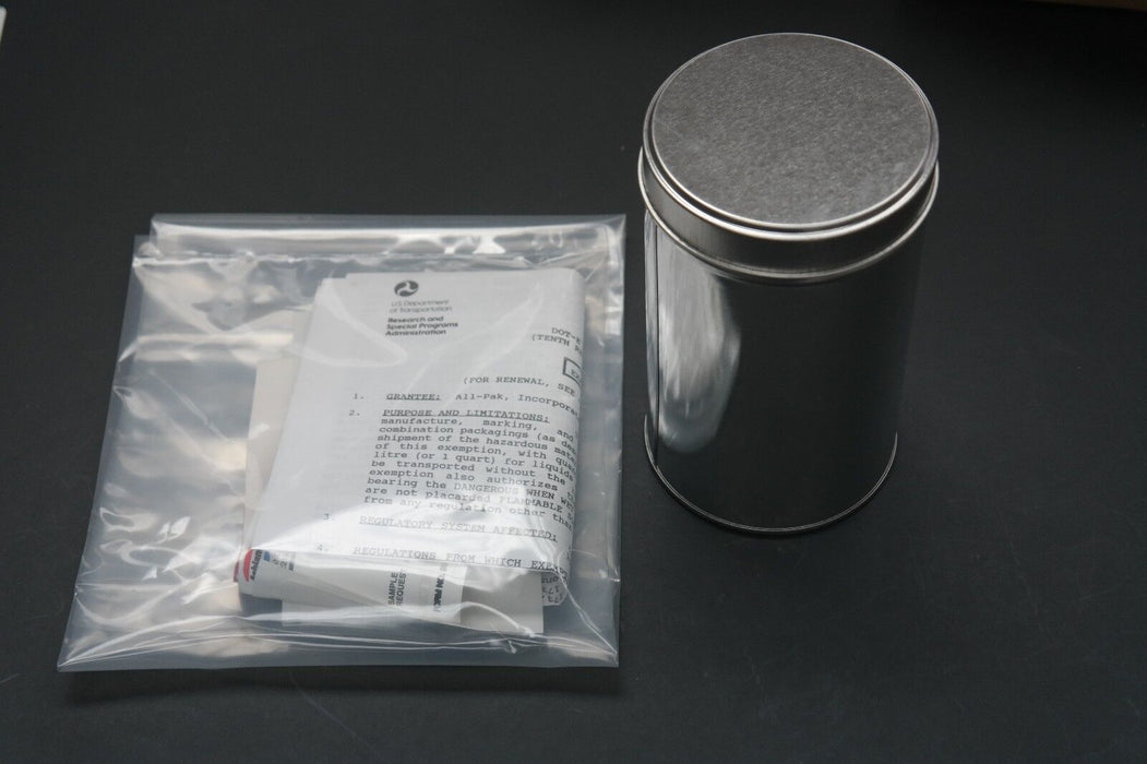 LOT OF 3 NEW ASHLAND ALL-PAK STURDEE-SEAL HAZARDOUS MATERIALS SHIPPERS