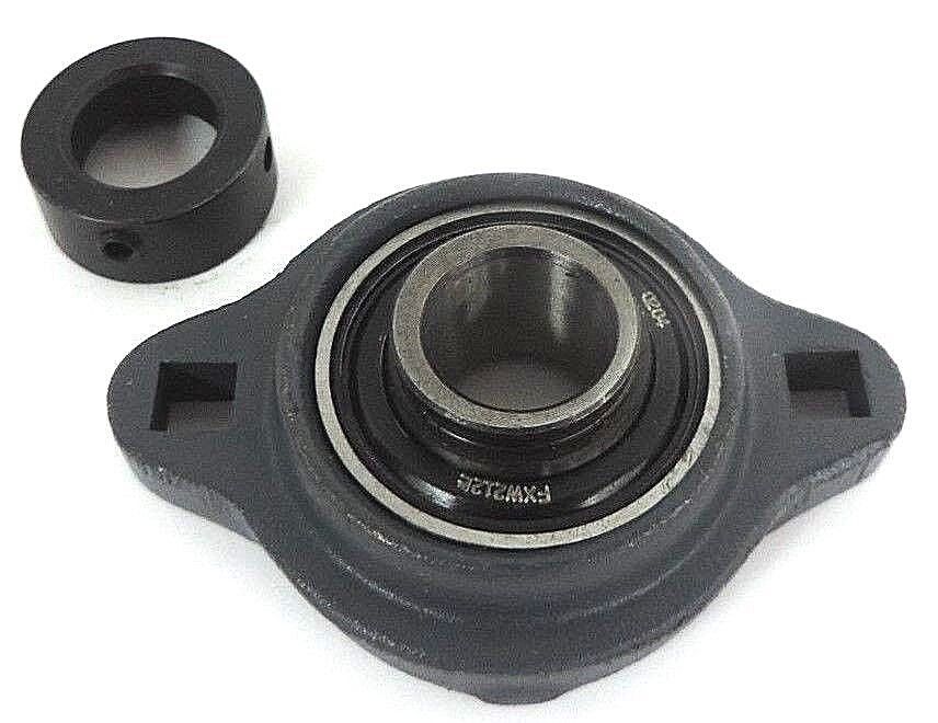 NIB LINK-BELT BEARINGS FXW212E FLANGE BEARING ECCENTRIC LOCKING 3/4IN BORE 2BOLT