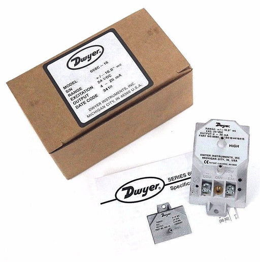 DWYER 668C-16 COMPACT DIFFERENTIAL PRESSURE TRANSMITTER 668C-1634 10 4416420