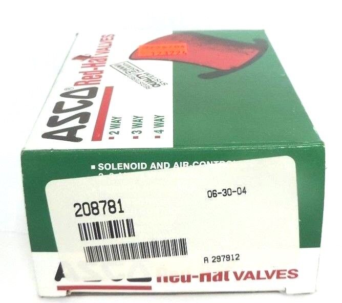 NIB ASCO 208781 REBUILD KIT