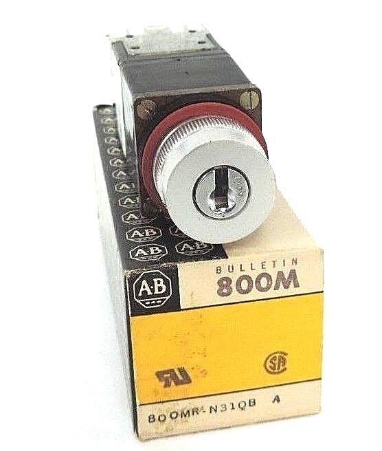 NIB ALLEN BRADLEY 800MR-N31QB SER. A SELECTOR SWITCH 800MR-N31Q