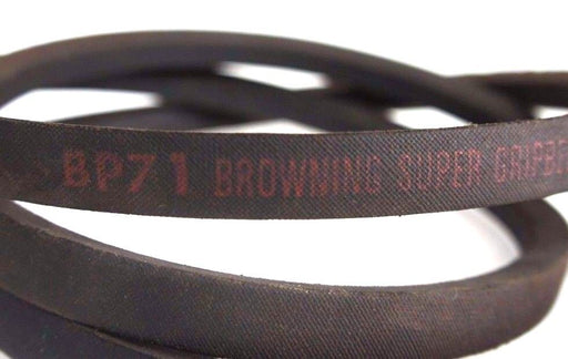 LOT OF 3 NEW BROWNING BP71 SURE-GRIP V-BELTS 21/32'' WIDTH 73.8'' LENGTH