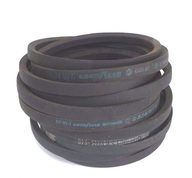 LOT OF 5 NEW GOODYEAR HY-T PLUS B71 (5L740) MATCHMAKER V-BELTS 5L740