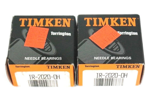 LOT OF 2 NIB TIMKEN IR-2020-0H NEEDLE BEARINGS 1.25" X 1.5" X 1.26" IR20200H