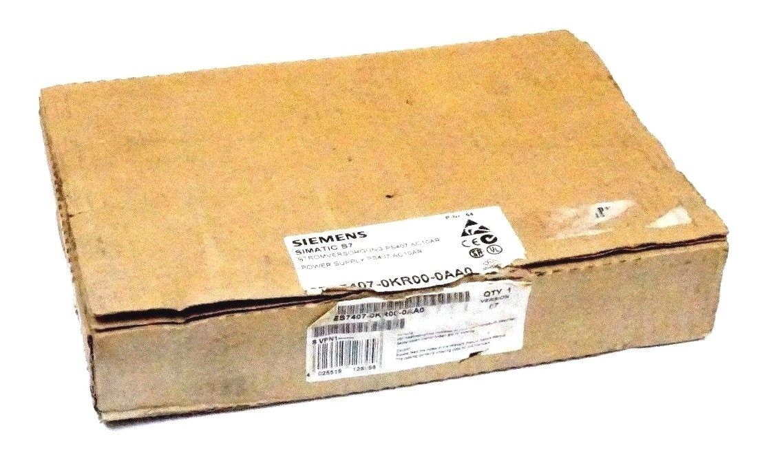 NEW SIEMENS 6ES7407-0KR00-0AA0 POWER SUPPLY MODULE PS407 6ES74070KR000A00