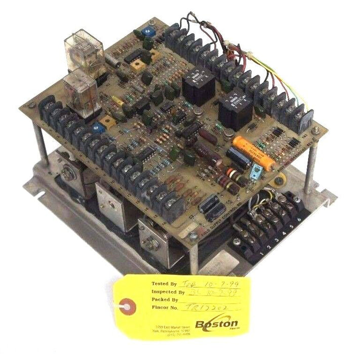 BOSTON FINCOR 104459901 REV-C FIELD REGULATOR CONTROL ASSY NO: 104460001 REV. E