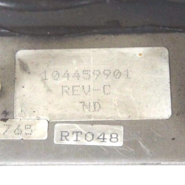 BOSTON FINCOR 104459901 REV-C FIELD REGULATOR CONTROL ASSY NO: 104460001 REV. E