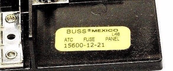 NEW BUSSMANN 15600-12-21 FUSE HOLDER 12P ATC BLADE TYPE FUSE PANEL 156001221