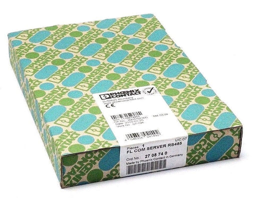 F/S NIB PHOENIX CONTACT 2708740 FL COM SERVER RS485 V/C: 07 24V 100mA 27-08-74-0