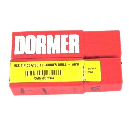 LOT OF 18 NEW DORMER A012 HSS TIN COATED TIP JOBBER DRILL- ANSI 13/64IN