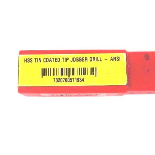 LOT OF 18 NEW DORMER A012 HSS TIN COATED TIP JOBBER DRILL- ANSI 13/64IN
