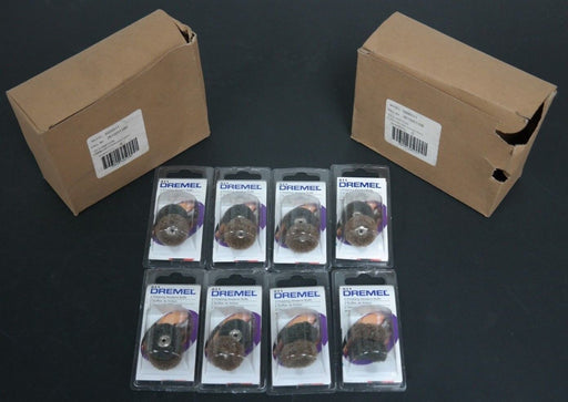 LOT OF 8 NEW DREMEL 511 FINISHING ABRASIVE BUFF WHEEL KITS 180&280 GRIT 5000511