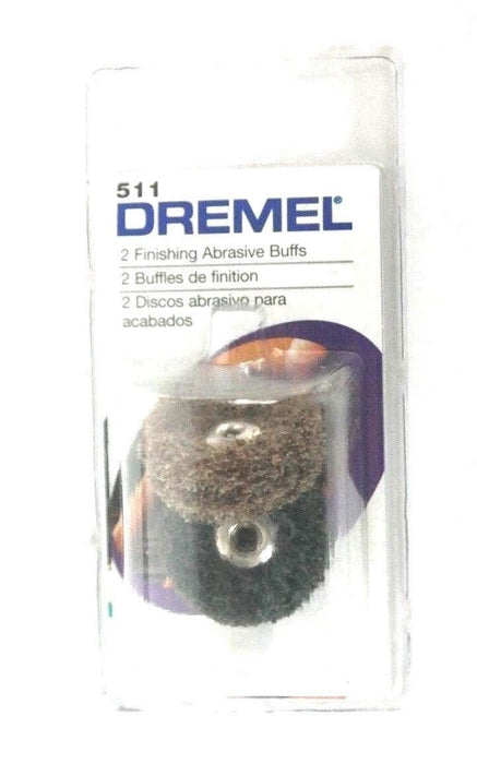 LOT OF 8 NEW DREMEL 511 FINISHING ABRASIVE BUFF WHEEL KITS 180&280 GRIT 5000511