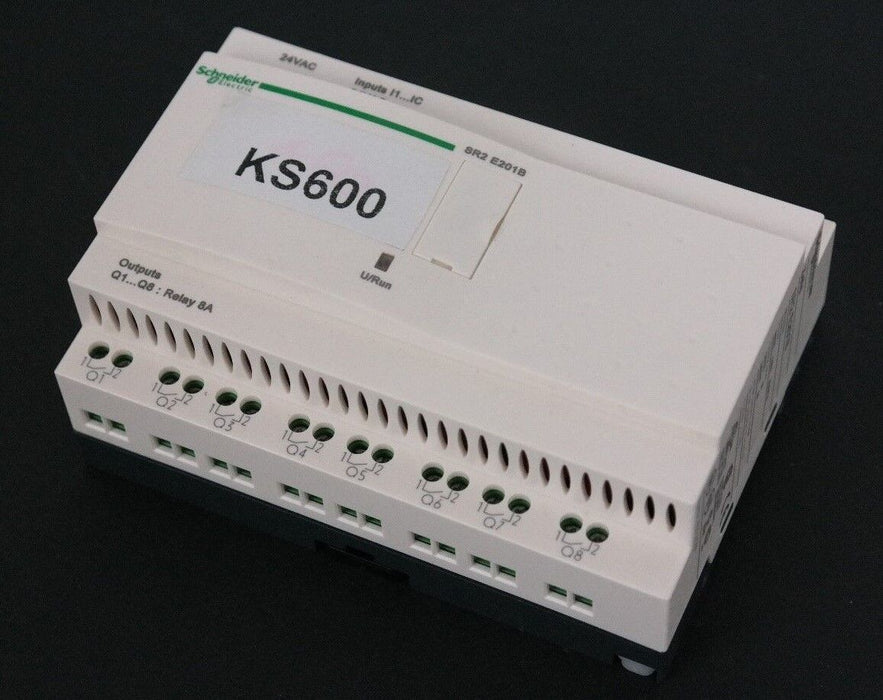 NIB SCHNEIDER SR2 E201B BASIC SMART RELAY LOGIC MODULE W/ CLOCK 054984 88960034