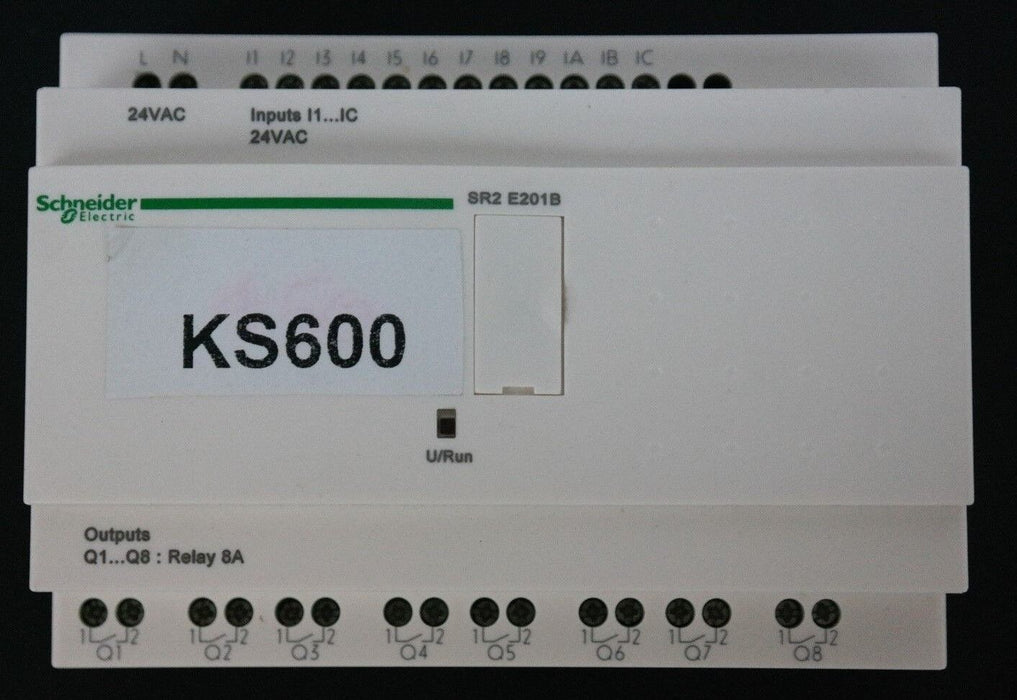 NIB SCHNEIDER SR2 E201B BASIC SMART RELAY LOGIC MODULE W/ CLOCK 054984 88960034