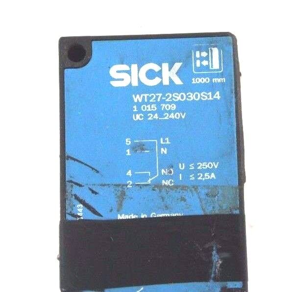 SICK WT27-2S030S14 LASER SENSOR 24...240V, WT272S030S14, 1 015 709