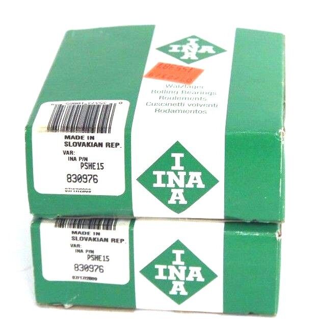 LOT OF 2 NIB INA PSHE15 MOUNTED BEARINGS 830976
