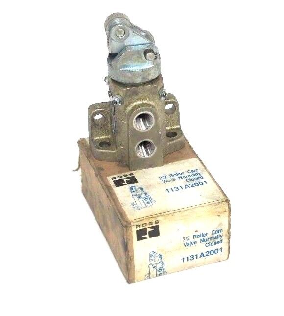 NIB ROSS 1131A2001 2/2 ROLLER CAM VALVE NORMALLY CLOSED