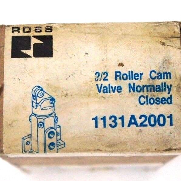 NIB ROSS 1131A2001 2/2 ROLLER CAM VALVE NORMALLY CLOSED