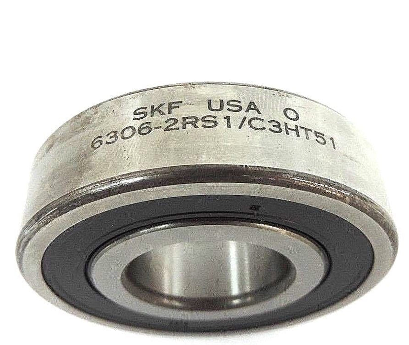 NIB SKF 6306-2RSJEM BEARING SINGLE ROW DUAL SEALED 30X72X19MM, 63062RSJEM
