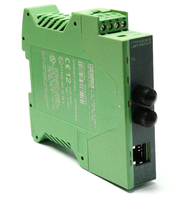 NIB PHOENIX CONTACT FL MC 10/100BASE-T/FO G1300 ST - 2708986 FO CONVERTER V/C 04