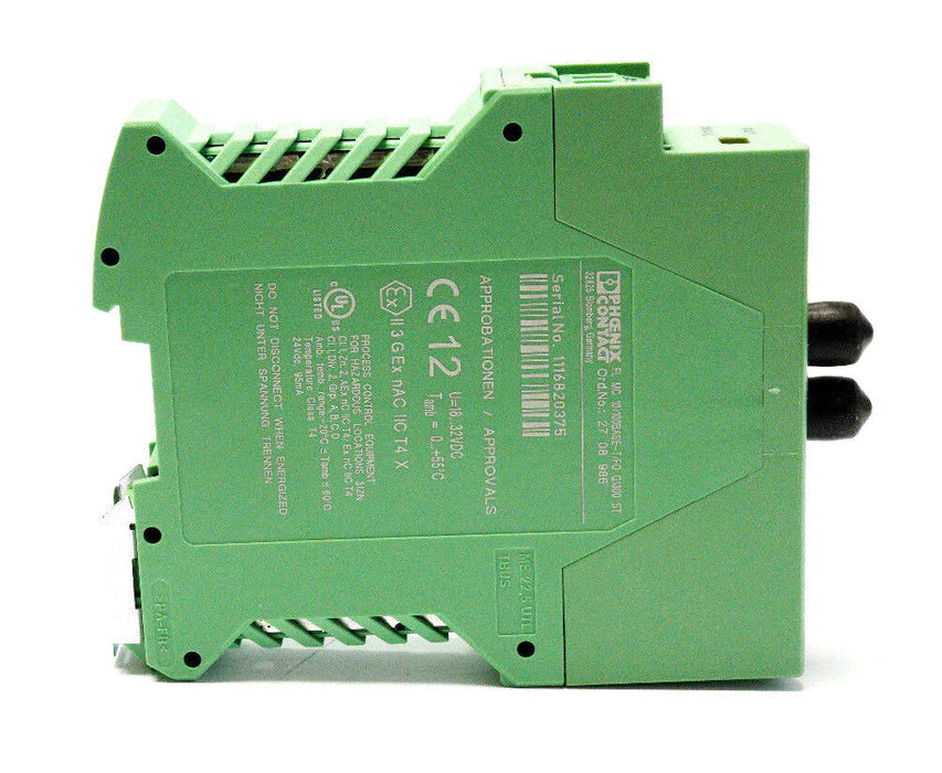NIB PHOENIX CONTACT FL MC 10/100BASE-T/FO G1300 ST - 2708986 FO CONVERTER V/C 04
