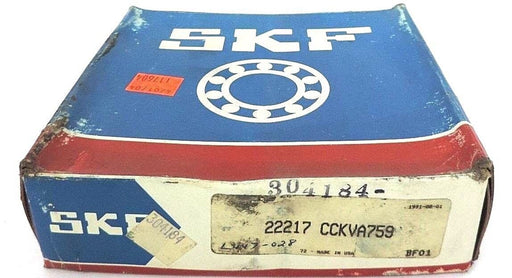 NIB SKF 22217 CCKVA759 BALL BEARING SPHERICAL 2ROWS RADIAL 22217CCKVA759