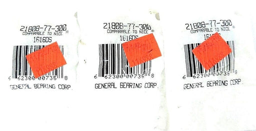 LOT OF 3 NEW GENERAL BEARINGS 21808-77-300 BALL BEARINGS 2180877300