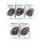 BOX OF 5 NEW DREMEL 511 FINISHING ABRASIVE BUFF WHEEL KITS 180&280 GRIT 5000511