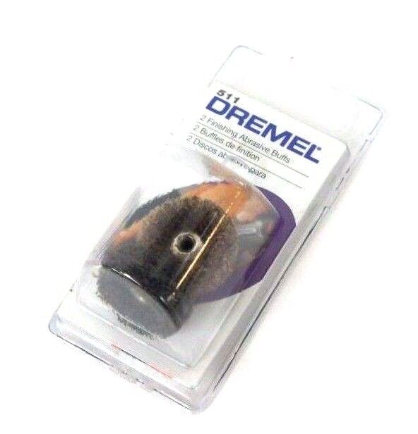 BOX OF 5 NEW DREMEL 511 FINISHING ABRASIVE BUFF WHEEL KITS 180&280 GRIT 5000511