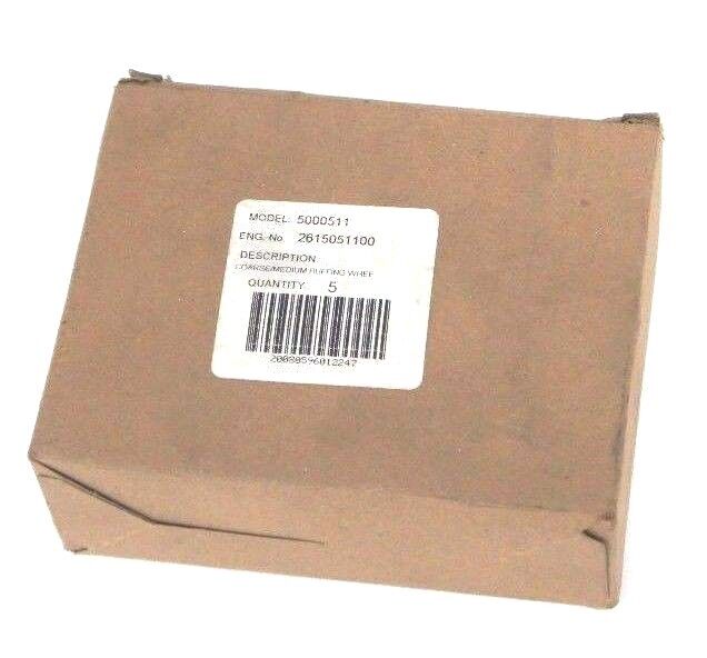 BOX OF 5 NEW DREMEL 511 FINISHING ABRASIVE BUFF WHEEL KITS 180&280 GRIT 5000511