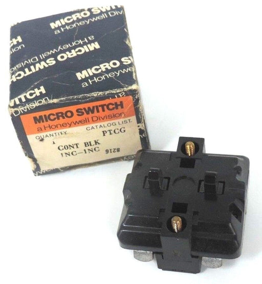 NIB HONEYWELL MICRO SWITCH PTCG CONTACT BLOCK 1NC-1NC